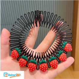 Stretchy Full Circles Comb Plastic Circular Hair Comb Stretchy Headband-01 Piece